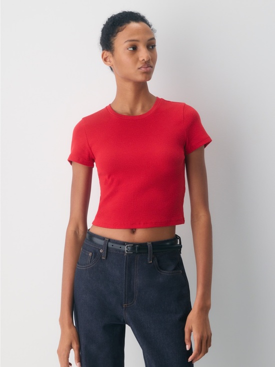 Aritzia Tops - Aritzia HomeStretch Rib Tune Waist Shirt
